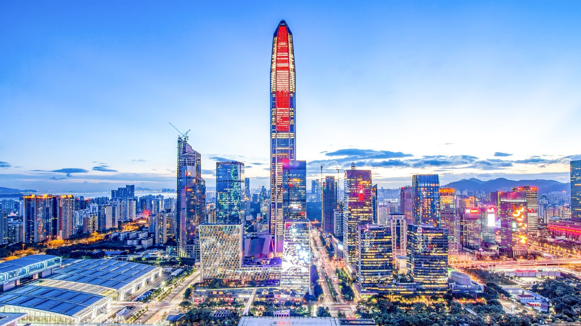 Illustration of High End Luxury Apartments In Shenzhen